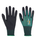 Gant de travail Sg npr15 micro-mousse Vert/Noir Portwest (Qté 12 paires)