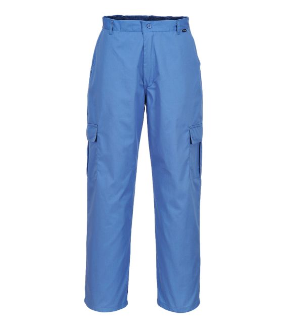 Pantalon antistatique esd de travail Bleu Hamilton Portwest