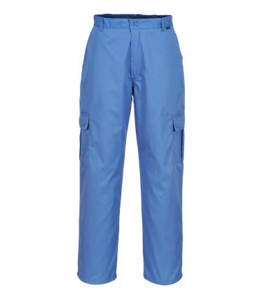 Pantalon antistatique esd de travail Bleu Hamilton Portwest