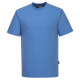 T-shirt antistatique esd de travail Bleu Hamilton Portwest