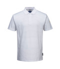 Polo antistatique esd de travail Blanc Portwest
