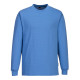 T-shirt à manches longues antistatique esd de travail Bleu Hamilton Portwest