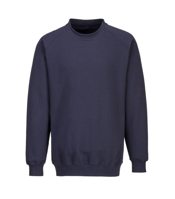 Sweat shirt anti statique esd de travail Bleu Portwest
