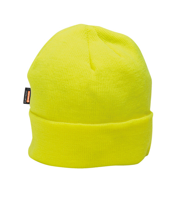 Bonnet microfibre insulatex de travail Jaune Portwest