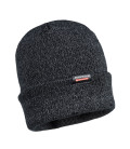 Bonnet tricot réfléchissant, doublé insulatex de travail Noir Portwest