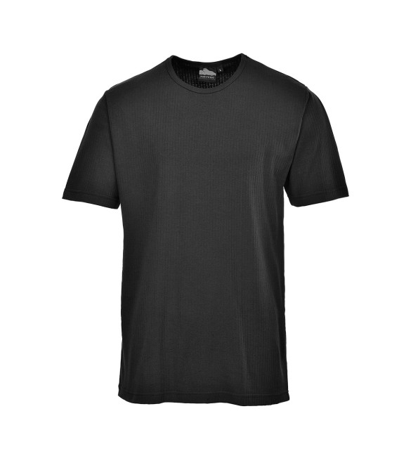 T-shirt thermique manches courtes de travail Noir Portwest