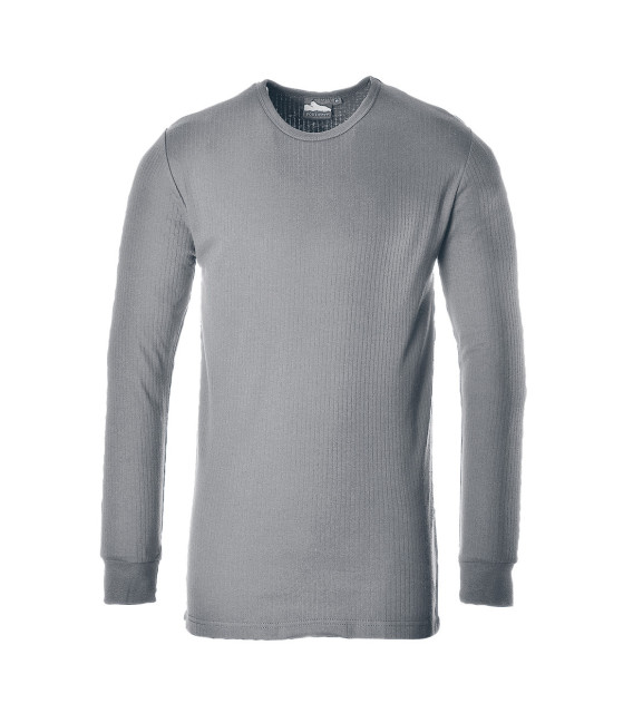 T-shirt thermique manches longues de travail Gris Portwest