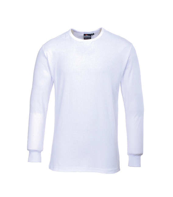 T-shirt thermique manches longues de travail Blanc Portwest
