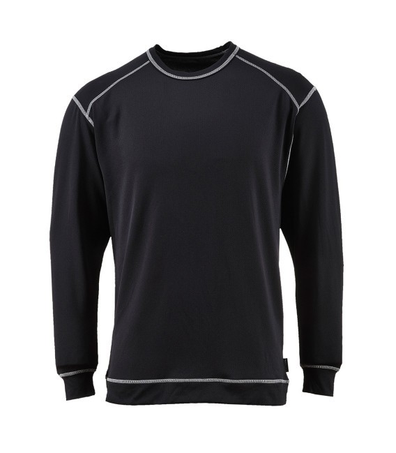 Maillot base pro antibactérien de travail Noir Portwest