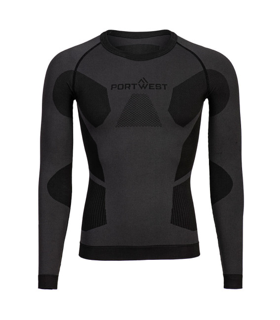 Haut de sous vêtement thermique dynamic air de travail Anthracite Portwest