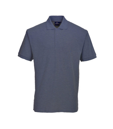 Polo naples de travail Gris Métal Portwest