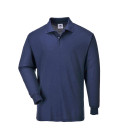 Polo manches longues de travail Bleu Portwest