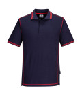 Polo bicolore essentiel de travail Bleu/Rouge Portwest
