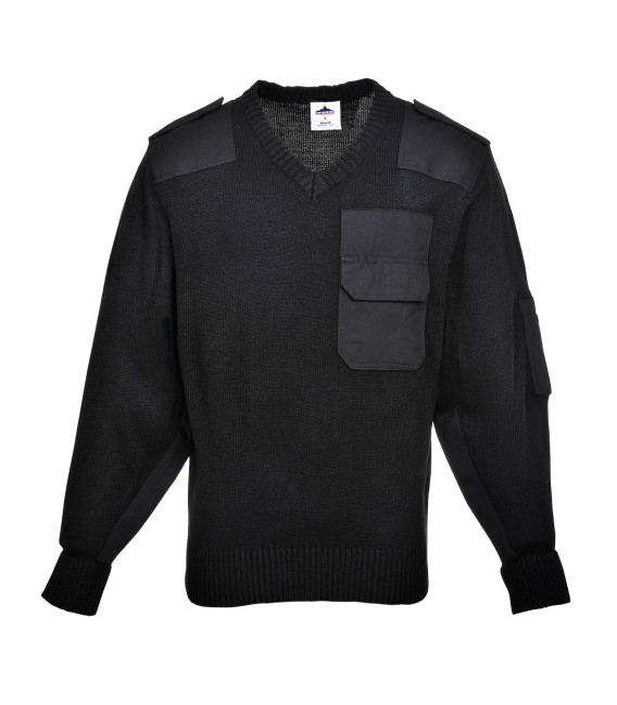 Pull otan de travail Noir Portwest