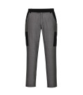 Pantalon combat avec partie frontale résistant aux coupures de travail Noir Portwest