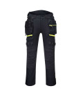 Pantalon dx4 poches flottantes démontables de travail Noir Portwest