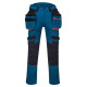 Pantalon dx4 poches flottantes démontables de travail Bleu Metro Portwest