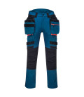 Pantalon dx4 poches flottantes démontables de travail Bleu Metro Portwest