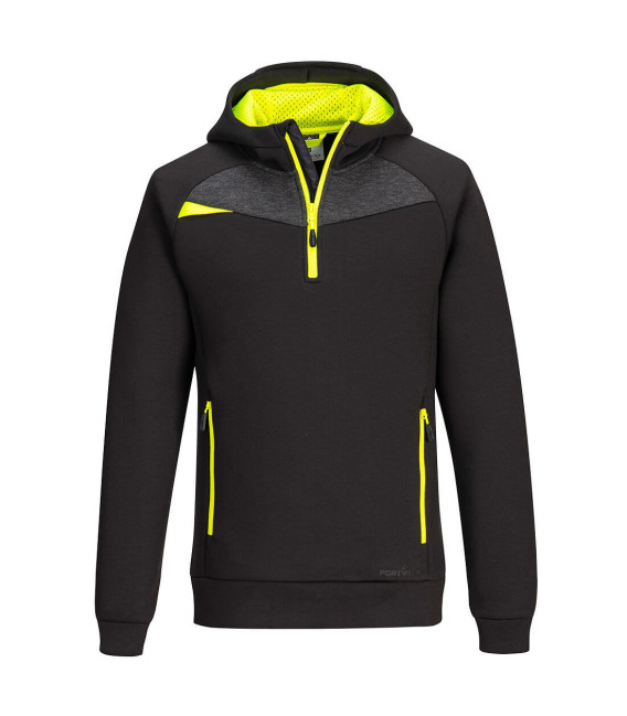 Dx4 quarter zip hoodie de travail Noir Portwest