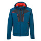 Sweat à capuche zippé dx4 de travail Bleu Metro Portwest