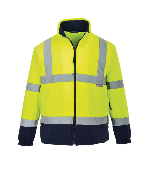 Polaire hivis bicolore de travail Jaune/Bleu Portwest