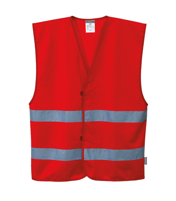 Gilet iona de travail Rouge Portwest