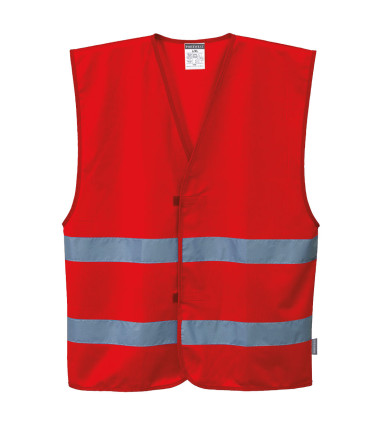 Gilet iona de travail Rouge Portwest