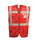 Iona gilet executive de travail Rouge Portwest