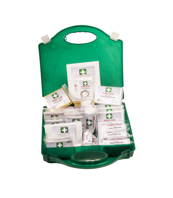 Kit premier secours en milieu industriel 100 pers de travail Vert Portwest