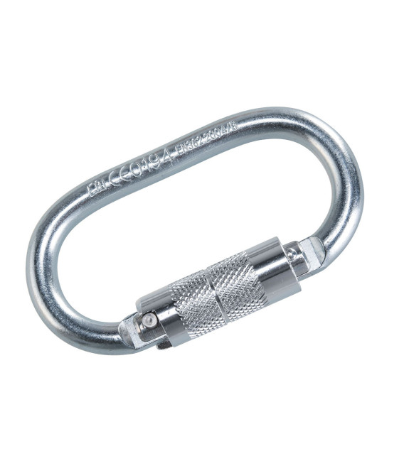 Mousqueton à fermeture rotative de travail Argent Portwest