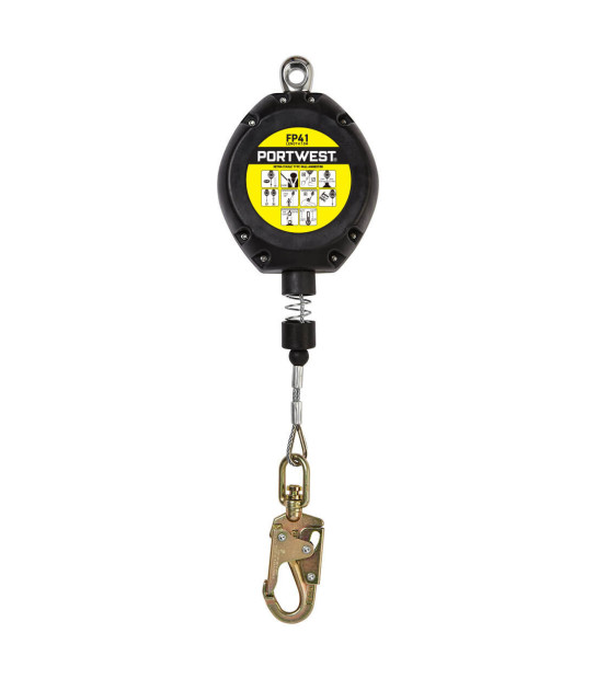 Longe Double Portwest 140 Kg Portwest - Longe Double Avec Amortisseur D'u00e9nergie - FP51 Harnais Anti Chute
