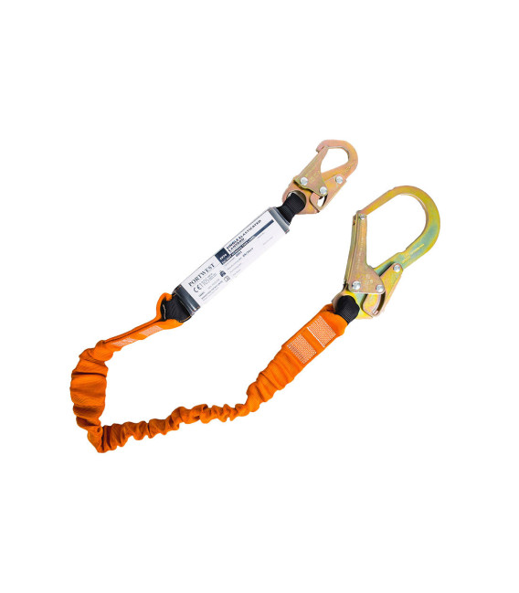Sangle simple 140kg avec absorbeur de chocs de travail Noir/Orange Portwest