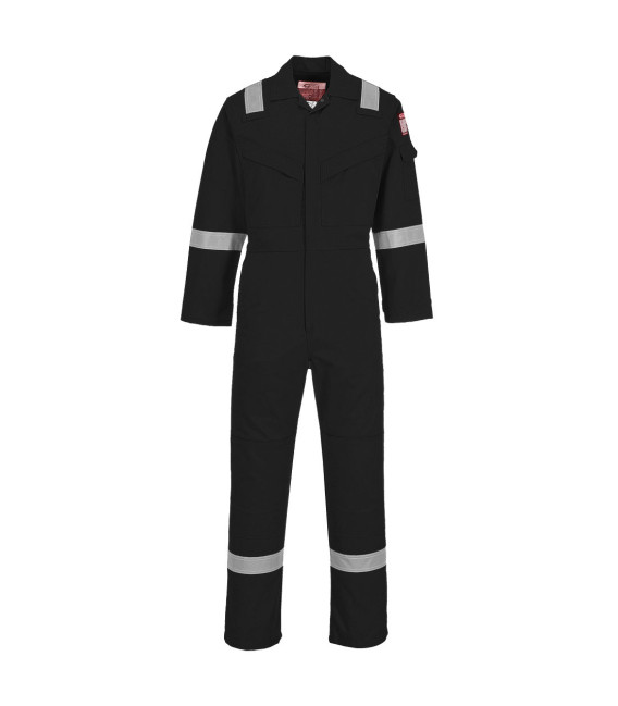 Combinaison antistatique super légère 210g de travail Noir Portwest