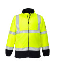 Polaire haute-visibilité flamme résistant et antistatique de travail Jaune Portwest
