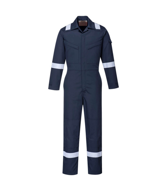 Combinaison femme bizflamme plus 350 gr. de travail Bleu Portwest