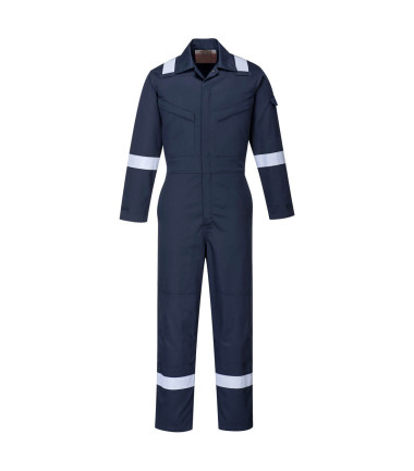 Combinaison femme bizflamme plus 350 gr. de travail Bleu Portwest