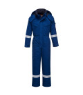 Combinaison hiver fr antistatique de travail Bleu Portwest