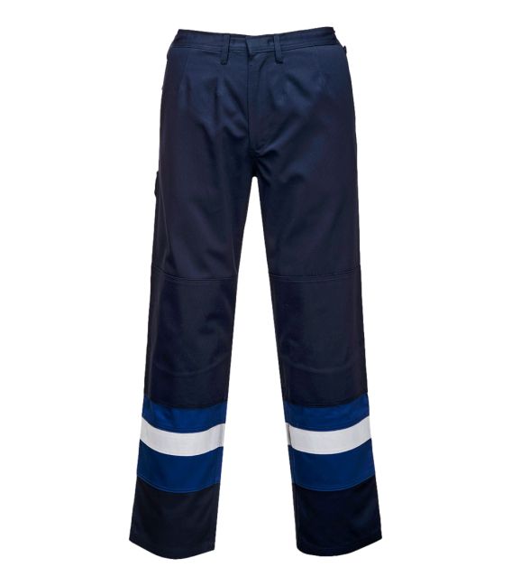Pantalon bizflame plus de travail Bleu/Royal Portwest