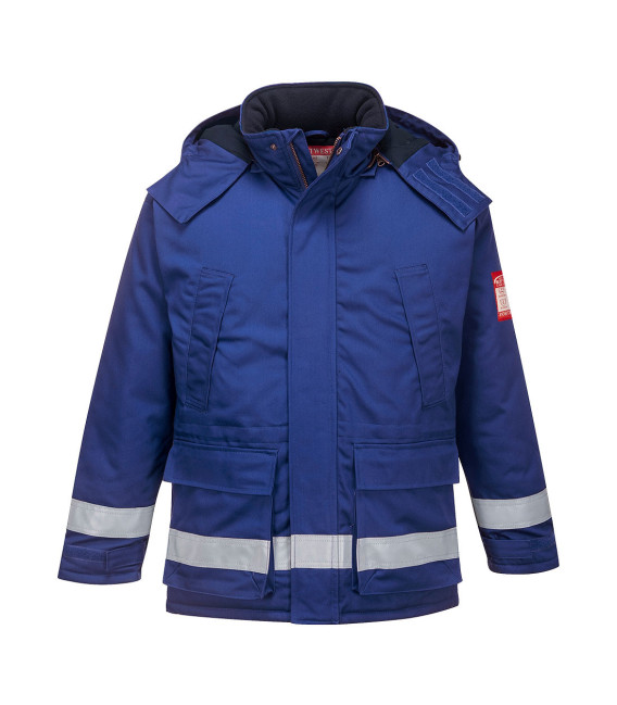 Parka hiver fr anti-statique de travail Bleu Portwest