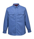 Chemise bizflame plus de travail Bleu Portwest