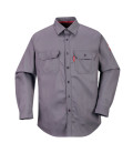 Chemise bizflame 88/12 de travail Gris Portwest