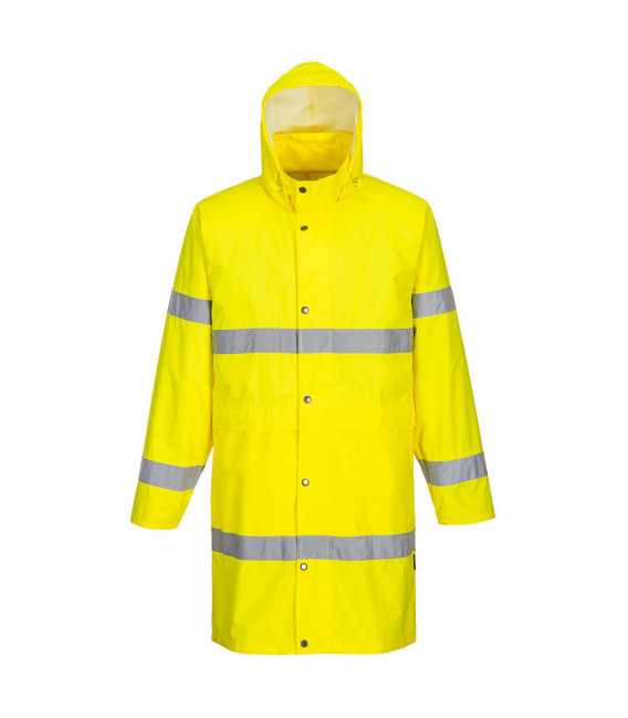 Manteau de pluie hivis 100cm de travail Jaune Portwest