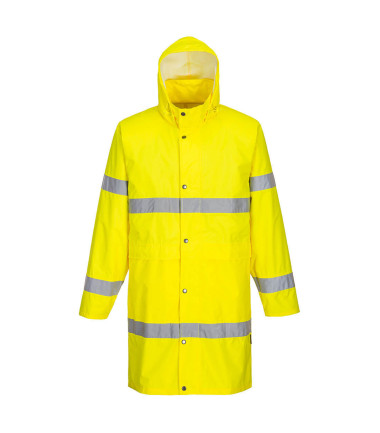Manteau de pluie hivis 100cm de travail Jaune Portwest