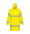 Manteau de pluie hivis 100cm de travail Jaune Portwest