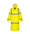 Manteau de pluie hivis 122cm de travail Jaune Portwest