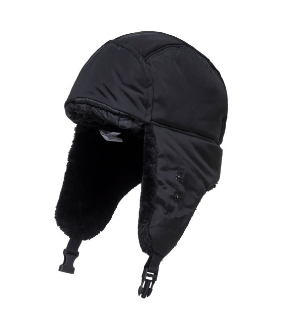 Bonnet trappeur de travail Noir Portwest
