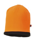 Bonnet hi-vis réversible de travail Orange/Noir Portwest