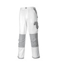 Pantalon peintre pro de travail Blanc Portwest