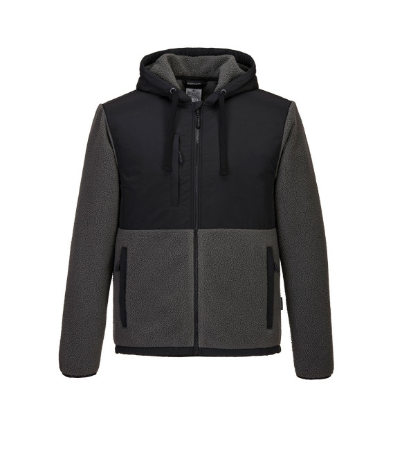 Polaire kx3 borg de travail Noir/Gris Portwest