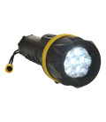 Torche caoutchouc 7 led de travail Jaune/Noir Portwest